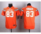 nike youth nfl jerseys cleveland browns #83 hartline orange[nike][new style]
