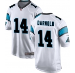 Men Nike Carolina Panthers #14 Sam Darnold Game 2021 New White NFL Jersey