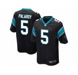 Men Nike Carolina Panthers #5 Michael Palardy Game Black Team Color NFL Jersey