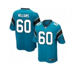 Men Nike Carolina Panthers #60 Daryl Williams Game Blue Alternate NFL Jersey
