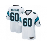 Men Nike Carolina Panthers #60 Daryl Williams Game White NFL Jersey