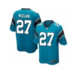 Men's Nike Carolina Panthers #27 Robert McClain Game Blue Alternate NFL Jersey
