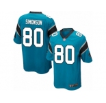 Men's Nike Carolina Panthers #80 Scott Simonson Game Blue Alternate NFL Jersey