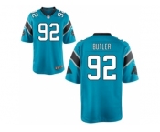 Men's Nike Carolina Panthers #92 Vernon Butler Game Blue Alternate NFL Jersey