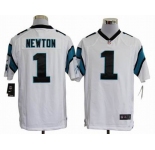 nike nfl jerseys carolina panthers #1 newton white[game]