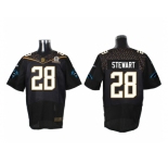 2016 PRO BOWL Nike Carolina Panthers #28 Jonathan Stewart black jerseys(Elite)