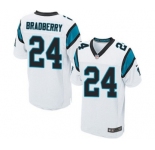 Men's Nike Carolina Panthers #24 James Bradberry Elite White NFL Jersey