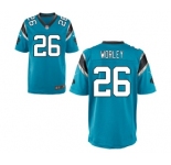 Men's Nike Carolina Panthers #26 Daryl Worley Elite Blue Alternate NFL Jersey