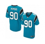 Men's Nike Carolina Panthers #90 Julius Peppers Elite Blue Alternate NFL Jersey