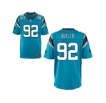 Men's Nike Carolina Panthers #92 Vernon Butler Elite Blue Alternate NFL Jersey