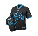 Nike Carolina Panthers #24 Josh Norman Black Team Color Men''s Stitched NFL Elite Drift Fashion Jersey