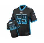 Nike Carolina Panthers #59 Luke Kuechly Black Team Color Men''s Stitched NFL Elite Drift Fashion Jersey