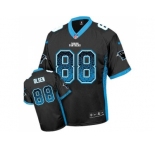 Nike Carolina Panthers #88 Greg Olsen Black Team Color Men''s Stitched NFL Elite Drift Fashion Jersey