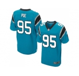 Nike Carolina Panthers #95 Dontari Poe Blue Alternate Men Stitched NFL Elite Jersey