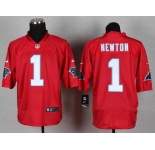 nike nfl jerseys carolina panthers #1 newton red[Elite]