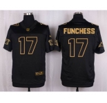nike nfl jerseys carolina panthers #17 funchess black gold collection[Elite][funchess]