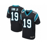 nike nfl jerseys carolina panthers #19 ted ginn jr black[Elite]
