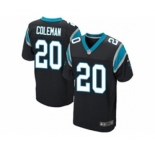 nike nfl jerseys carolina panthers #20 kurt coleman black[Elite]