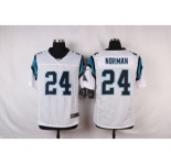 nike nfl jerseys carolina panthers #24 norman white[Elite]