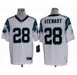 nike nfl jerseys carolina panthers #28 stewart white[elite]