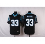 nike nfl jerseys carolina panthers #33 boston black[Elite]