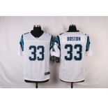 nike nfl jerseys carolina panthers #33 boston white[Elite]