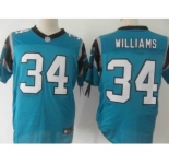 nike nfl jerseys carolina panthers #34 williams lt.blue[Elite]