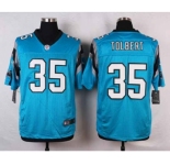 nike nfl jerseys carolina panthers #35 mike tolbert blue[Elite]