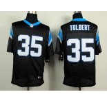 nike nfl jerseys carolina panthers #35 tolbert black[Elite]