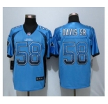 nike nfl jerseys carolina panthers #58 thomas davissr Blue[Elite drift fashion]