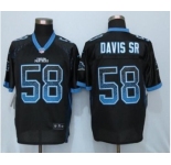 nike nfl jerseys carolina panthers #58 thomas davissr black[Elite drift fashion]
