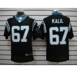 nike nfl jerseys carolina panthers #67 kalil black[Elite]