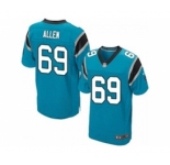 nike nfl jerseys carolina panthers #69 jared allen blue[Elite]