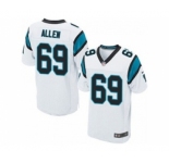 nike nfl jerseys carolina panthers #69 jared allen white[Elite]