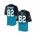 nike nfl jerseys carolina panthers #82 jerricho cotchery black-blue[Elite drift fashion][second version]