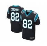 nike nfl jerseys carolina panthers #82 jerricho cotchery black[Elite]