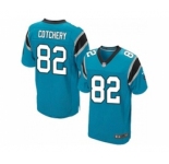 nike nfl jerseys carolina panthers #82 jerricho cotchery blue[Elite]