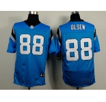nike nfl jerseys carolina panthers #88 olsen blue[Elite]
