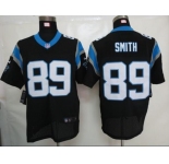 nike nfl jerseys carolina panthers #89 steve smith black[Elite]