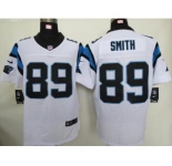 nike nfl jerseys carolina panthers #89 steve smith white[Elite Jersey]