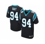 nike nfl jerseys carolina panthers #94 kony ealy black[Elite]