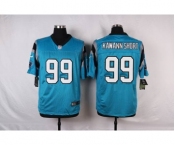 nike nfl jerseys carolina panthers #99 kawannshort blue[Elite]