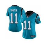 Women Nike Carolina Panthers #11 Torrey Smith Blue Alternate Stitched NFL Vapor Untouchable Limited Jerseyy