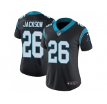 Women Nike Carolina Panthers #26 Donte Jackson Black Team Color Stitched NFL Vapor Untouchable Limited Jersey