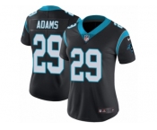 Women Nike Carolina Panthers #29 Mike Adams Black Team Color Vapor Untouchable Limited Player NFL Jersey
