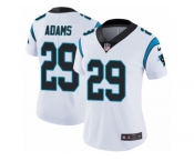 Women Nike Carolina Panthers #29 Mike Adams White Vapor Untouchable Limited Player NFL Jersey