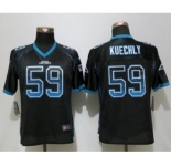 Women Nike Carolina Panthers #59 Luke Kuechly Drift Fashion Black Jerseys