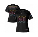 Women Nike Carolina Panthers #60 Daryl Williams Game Black Fashion NFL Jersey