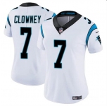 Women's Carolina Panthers #7 Jadeveon Clowney White Stitched Jersey
