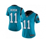 Women's Nike Carolina Panthers #11 Brenton Bersin Limited Blue Rush NFL Jersey